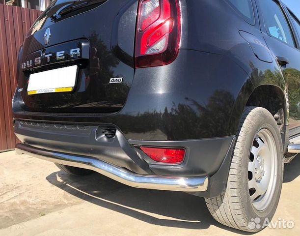 Renault Duster 2017 Защита заднего бампера