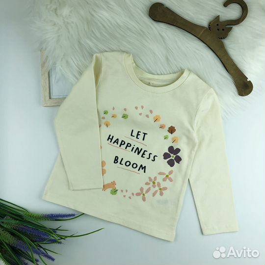 Лонгслив для девочки 92 98
