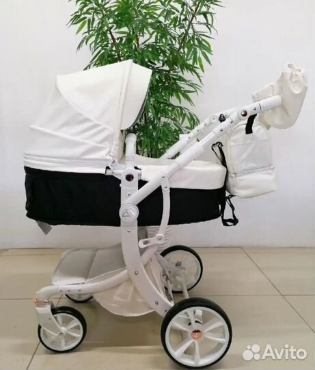 Коляска новая экокожа 2в1, 3в1