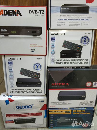 Цифровые телеприставки DVB-T2 эфирные