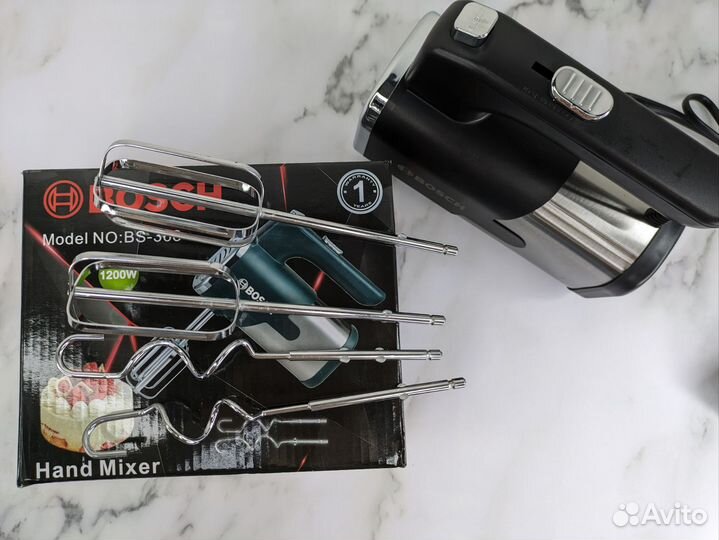 Миксер Bosch 2 пары насадок 1200вт