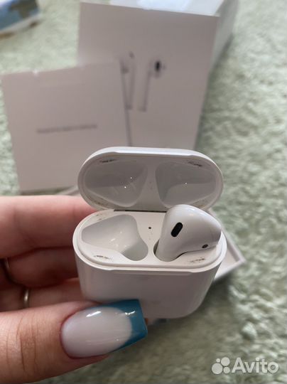 Беспроводные наушники apple airpods оригинал