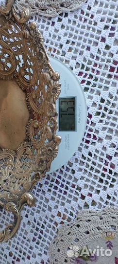 Сухарница,конфетница,фруктовница латунь