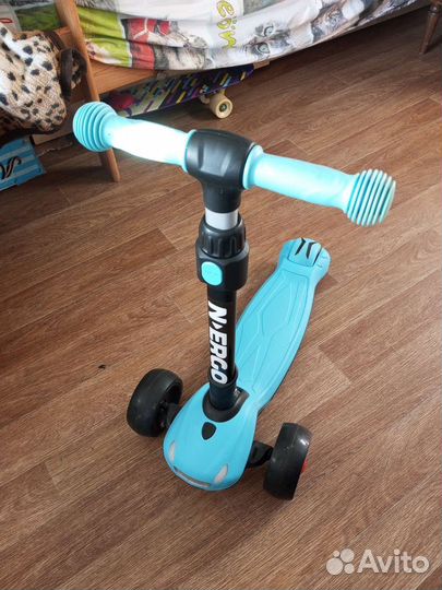 Самокат детский трехколесный новый n ergo