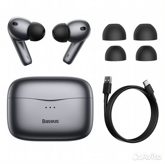 Беспроводные наушники Baseus simu ANC S2. Новые