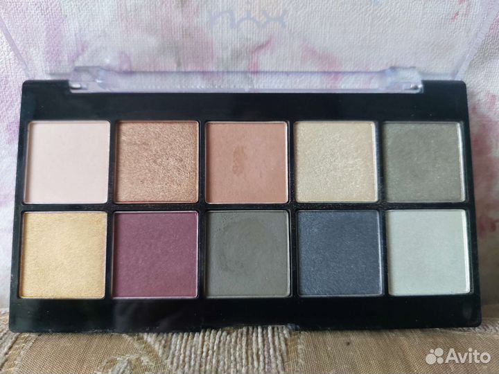 Тени для век NUX 8 цветов