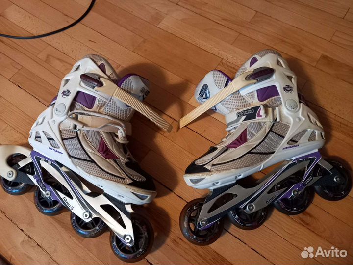 Ролики 39 размер женские Reaction Abec 5