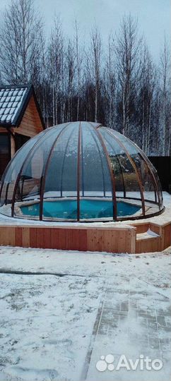 Павильон для бассейна. Купол для бассейна