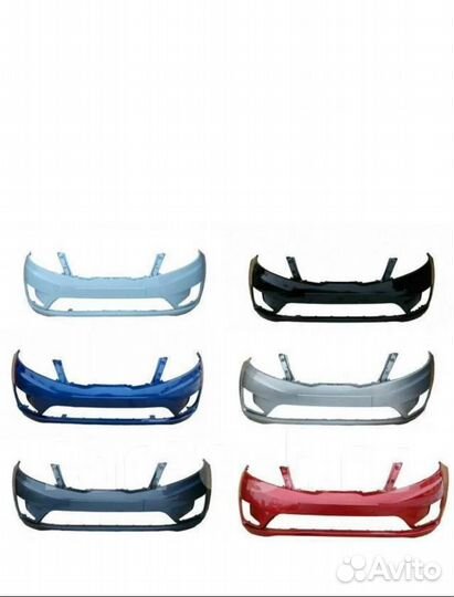 Бампер передний для Kia Rio 3 2011-2017