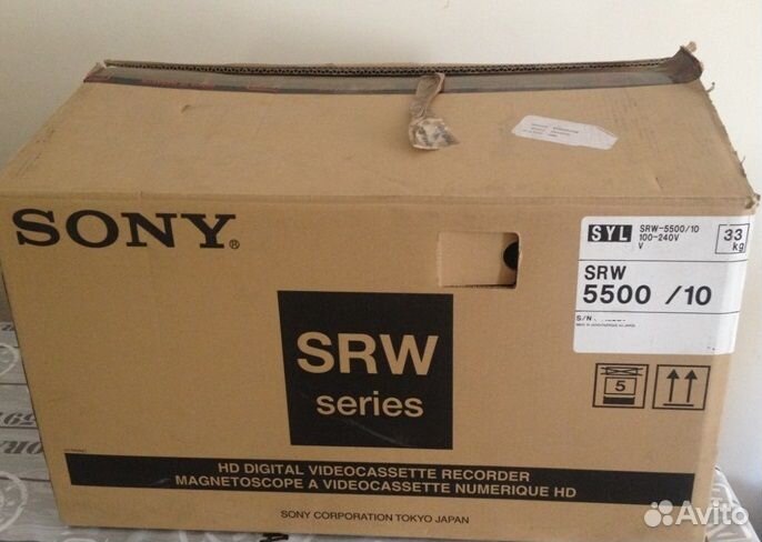 Видеомагнитофон sony SRW-5500