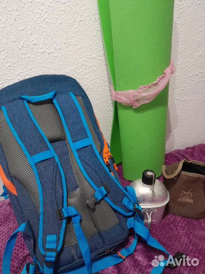 Коврик рюкзак фляжка,кружка