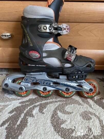 Ролики раздвижные 27/29/31