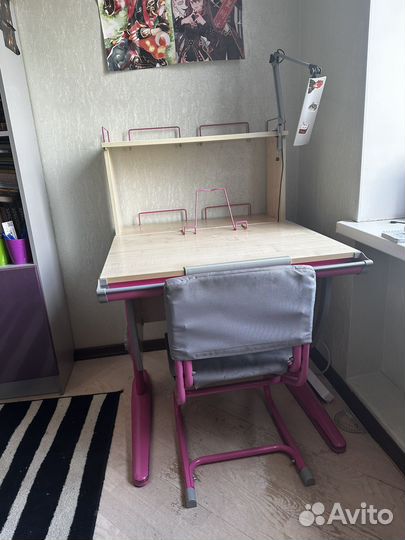 Растущая парта Деми и стул