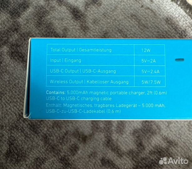 Внешний аккумулятор Anker 321 Mag-Go 5000