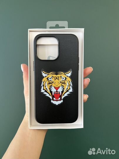 Кожаный чехол на iPhone 14pro/14pro max