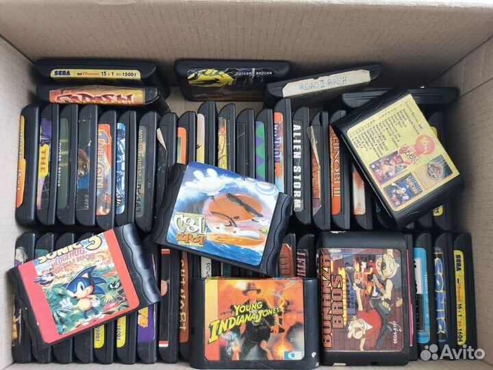 Картриджи для Sega mega drive 2