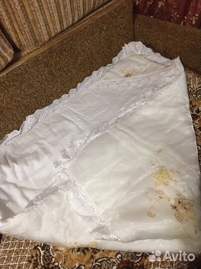 Одеяло-конверт для выписки из роддома