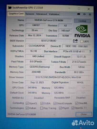 Мощный ноутбук i7-4700 / 24gb / GTX 860