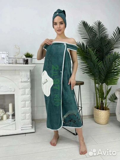 Халат банный женский