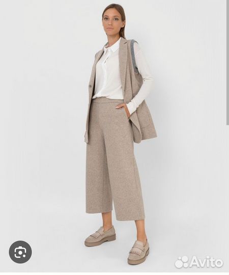 Кюлоты шерсть massimo dutti