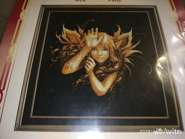 Новый набор для вышивания Золотое руно Фея