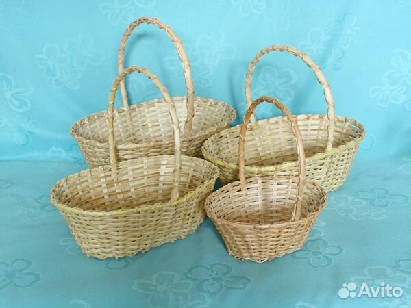 Корзины подарочные плетеные (корзины для подарков)