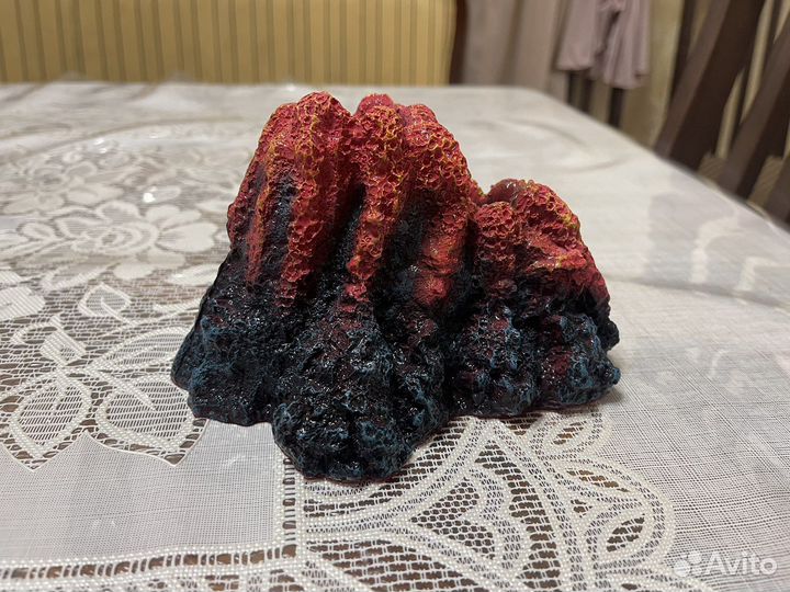 Вулкан в аквариум