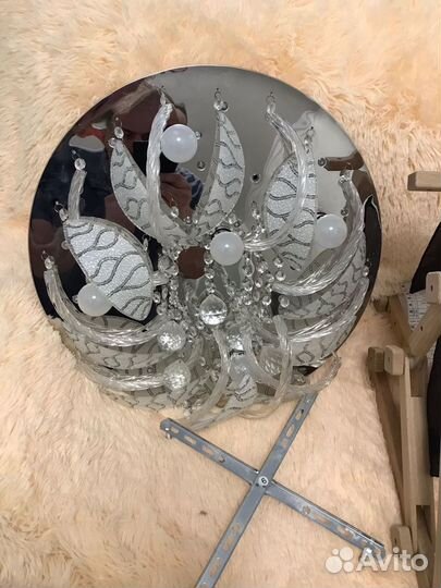 Люстра потолочная бу