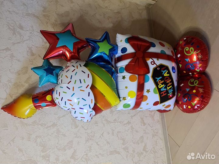 Надувные фигуры С днём рождения