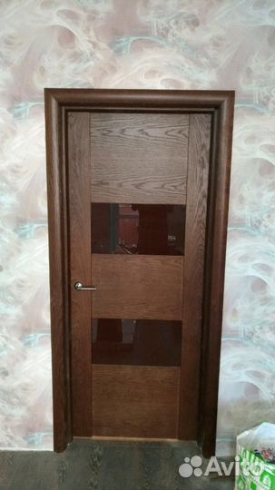 Установка межкомнатных дверей с гарантией год