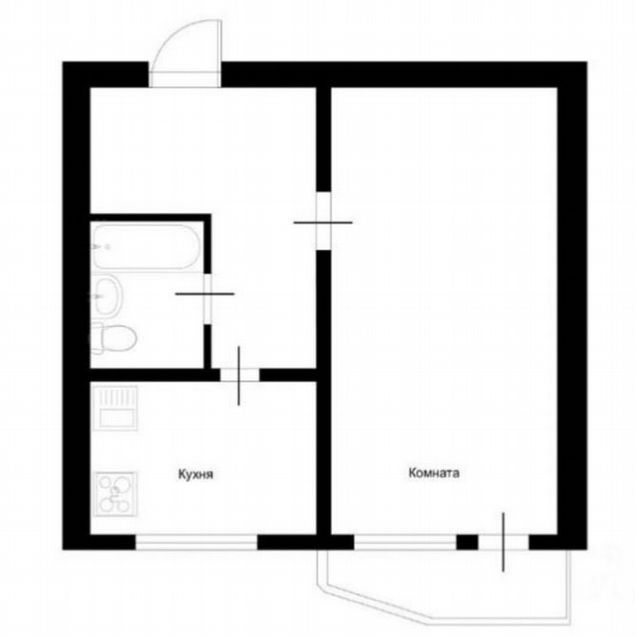 1-к. квартира, 38 м², 12/17 эт.