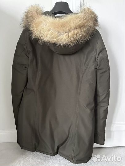 Woolrich зимняя парка с натуральным мехом, S