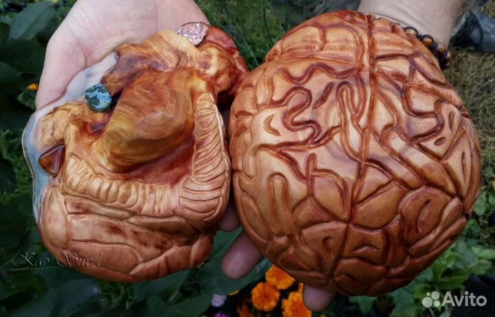 Деревянная шкатулка из сувеля черной ольхи