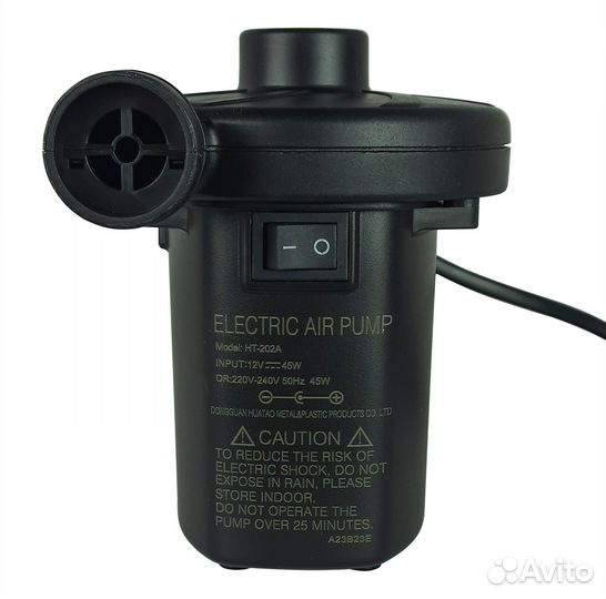 Насос электрический (+автоприкуриватель) HT-202А