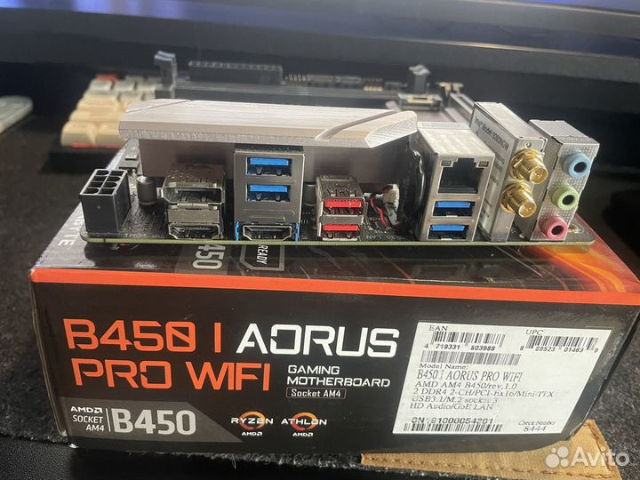 Материнская плата gigabyte B450 I aorus PRO wifi