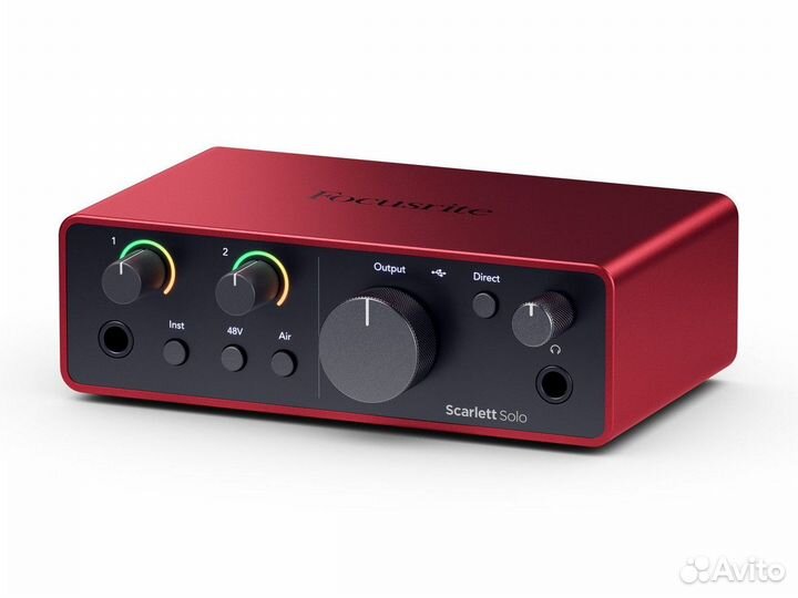 Focusrite Scarlett Solo 4th Gen аудиоинтерфейс