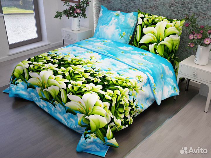 Комплект постельного белья бязь цветная 2-х сп