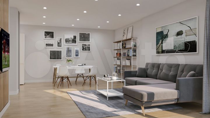 3-к. квартира, 89,7 м² (Грузия)