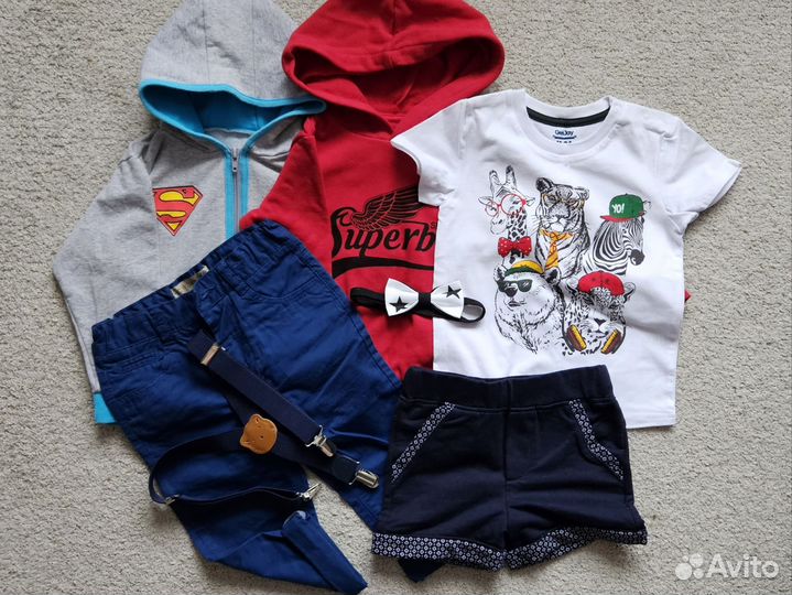 Пакет вещей для мальчика р.80