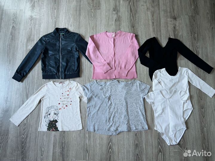 Одежда для девочки пакетом 122 128
