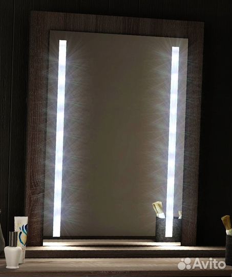 Черное зеркало с подсветкой