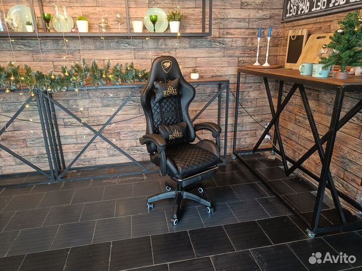 Компьютерное кресло кожаное