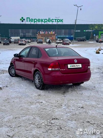 Volkswagen Polo 1.6 AT, 2011, 143 000 км