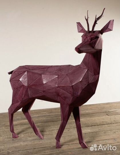 Полигональная фигура ручной работы