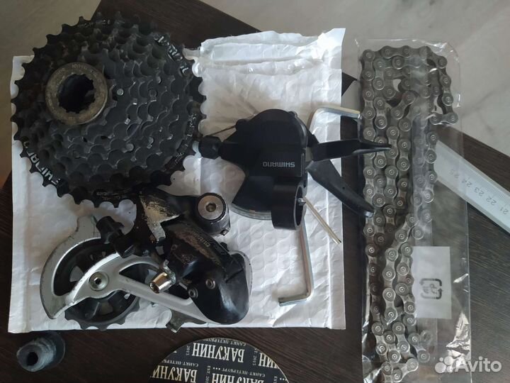 Переключатель 8 скоростей, седла и т.д