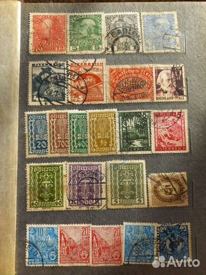 Альбом с почтовыми марками