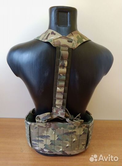 Боевой пояс с баллистическим пакетом и лямками Бр1