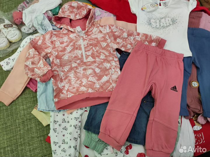 Пакет вещей для девочки 80-86-92