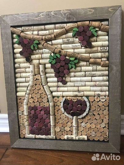 Пробки винные натуральные, б/у, одного вида