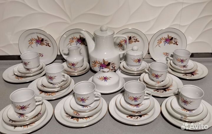 Сервиз чайный гдр кольдиц